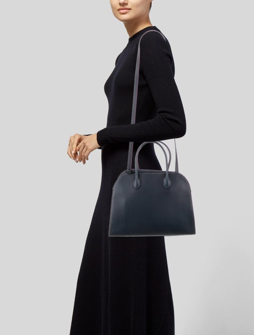 The Row Smooth Leather Margaux 12 Handle Bag