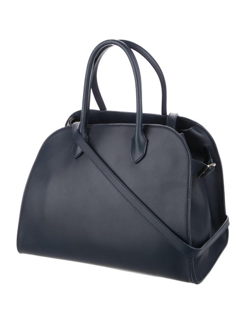 The Row Smooth Leather Margaux 12 Handle Bag