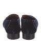The Row Velvet Loafers