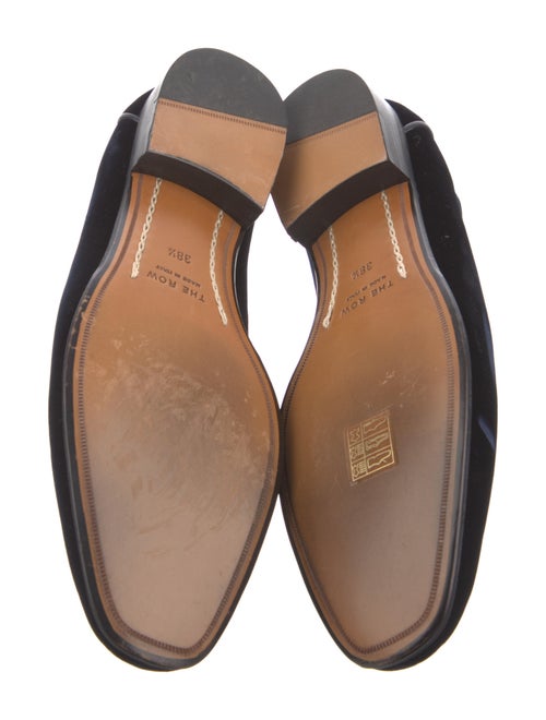 The Row Velvet Loafers