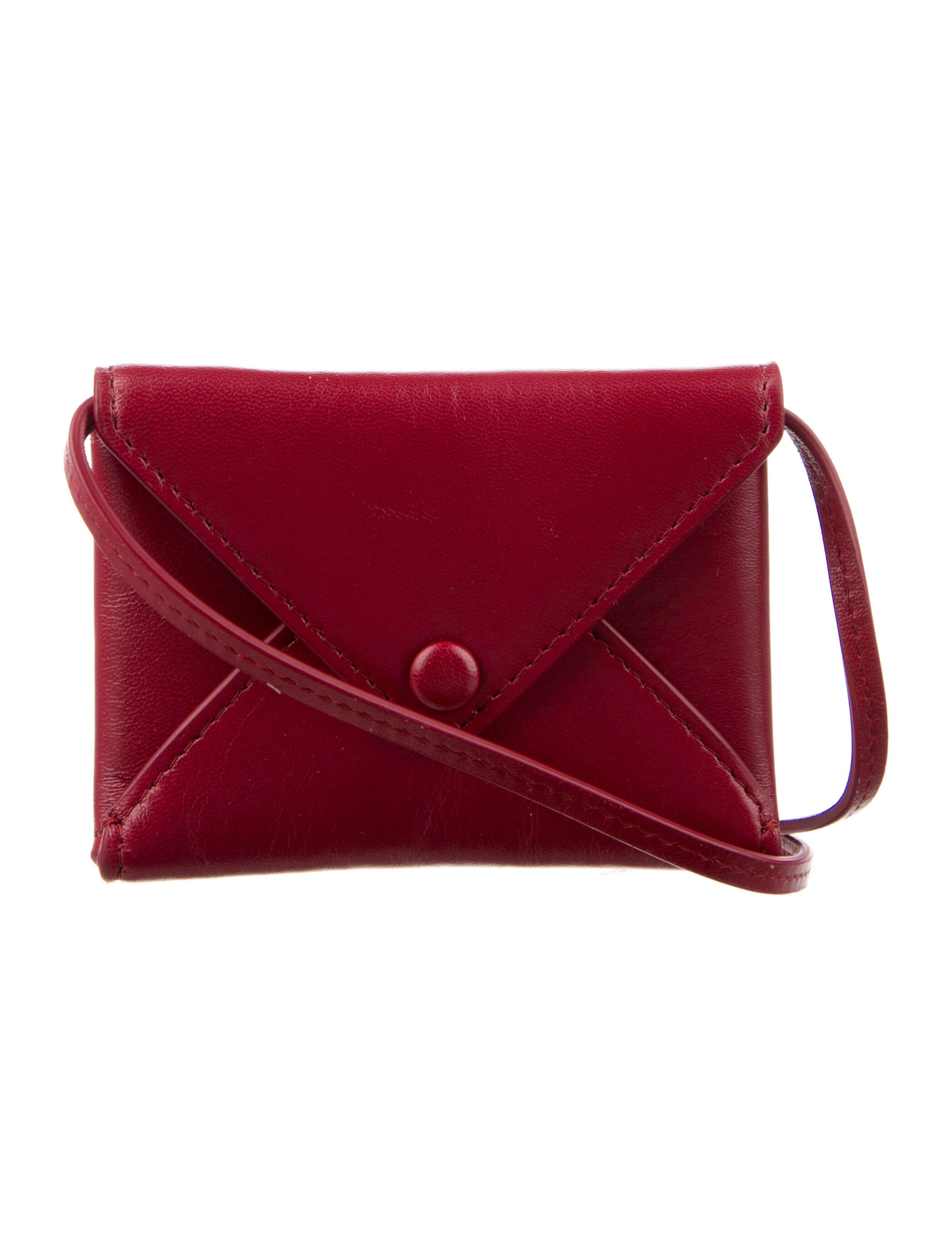The Row Leather Mini Crossbody Bag Red Mini Bags, Handbags