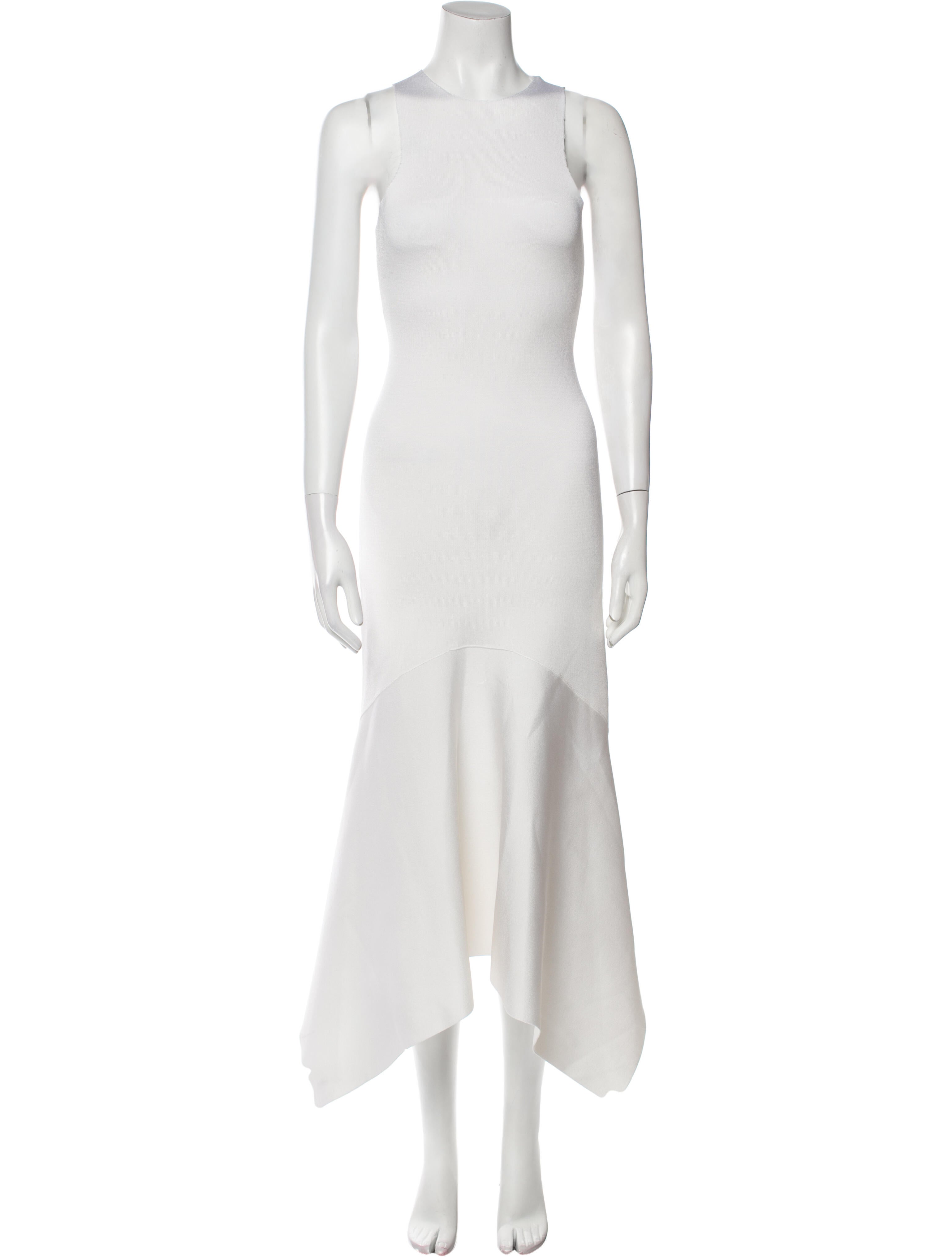 The Row Square Neckline Long Dress - Neutrals Dresses, Clothing 