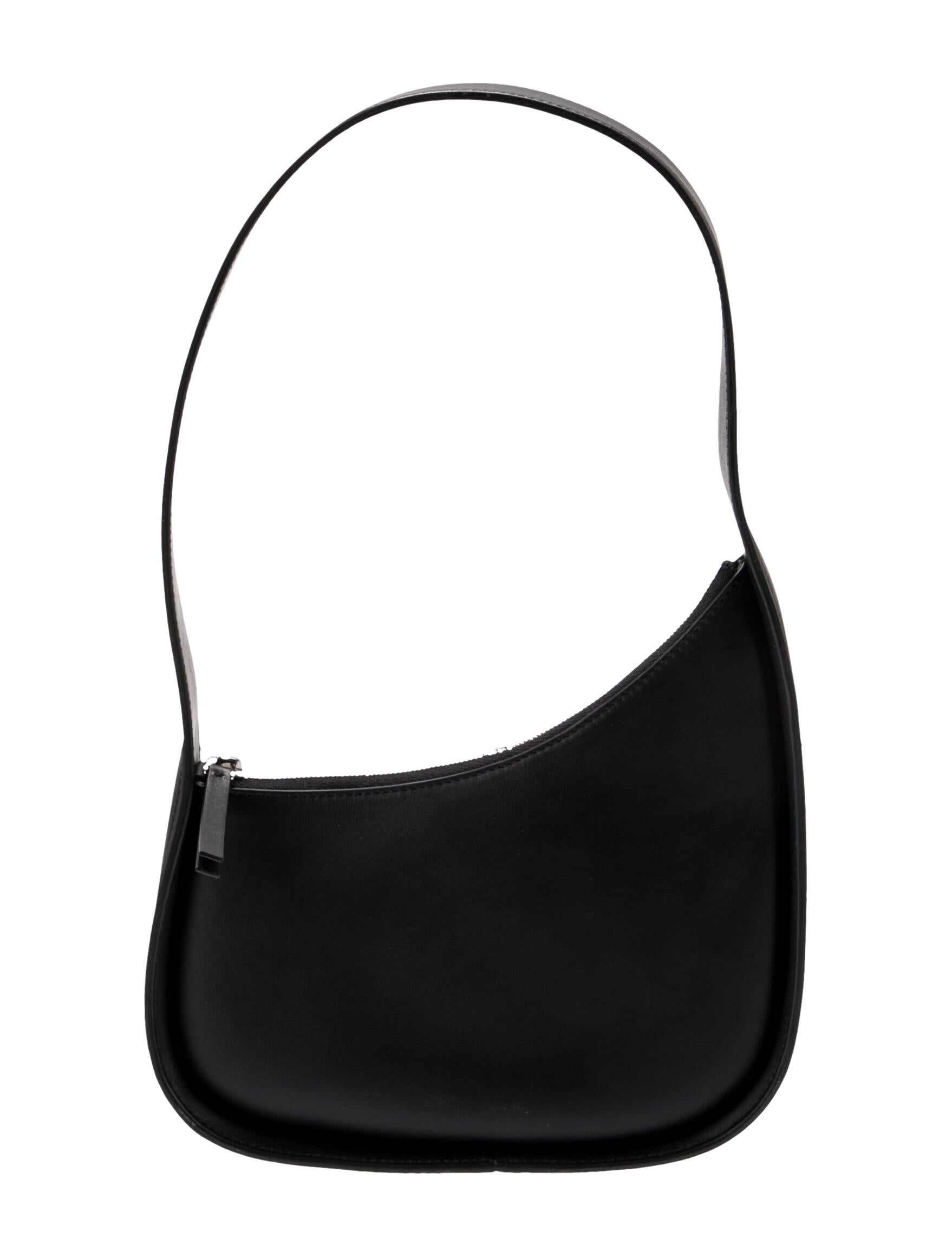 The Row Half Moon Shoulder Bag Black Shoulder Bags, Handbags THR139657 The RealReal