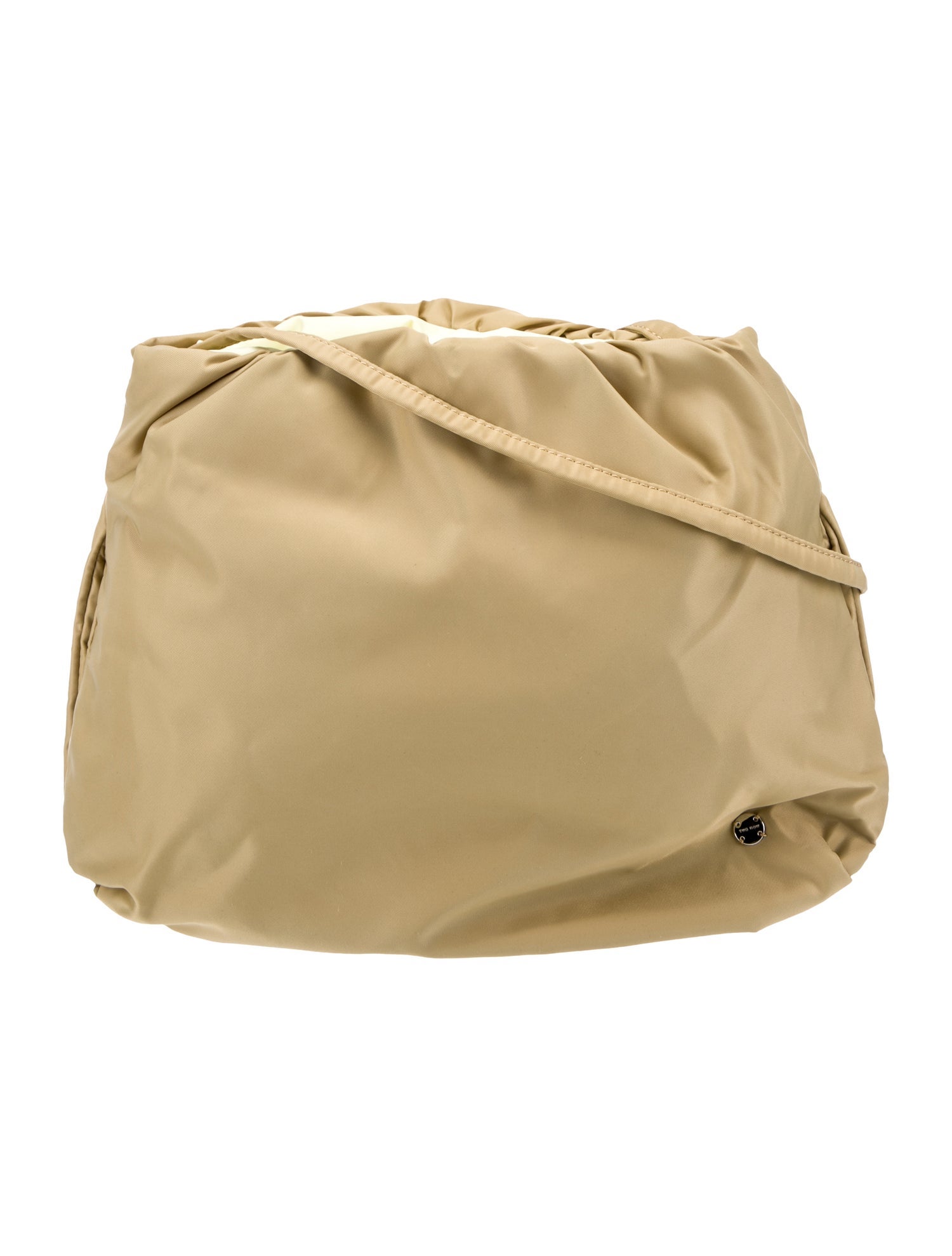 L'Appartement別注 THE ROW BOURSE BAG The Row // Brown Nylon XL Bourse Shoulder Bag – VSP Consignment