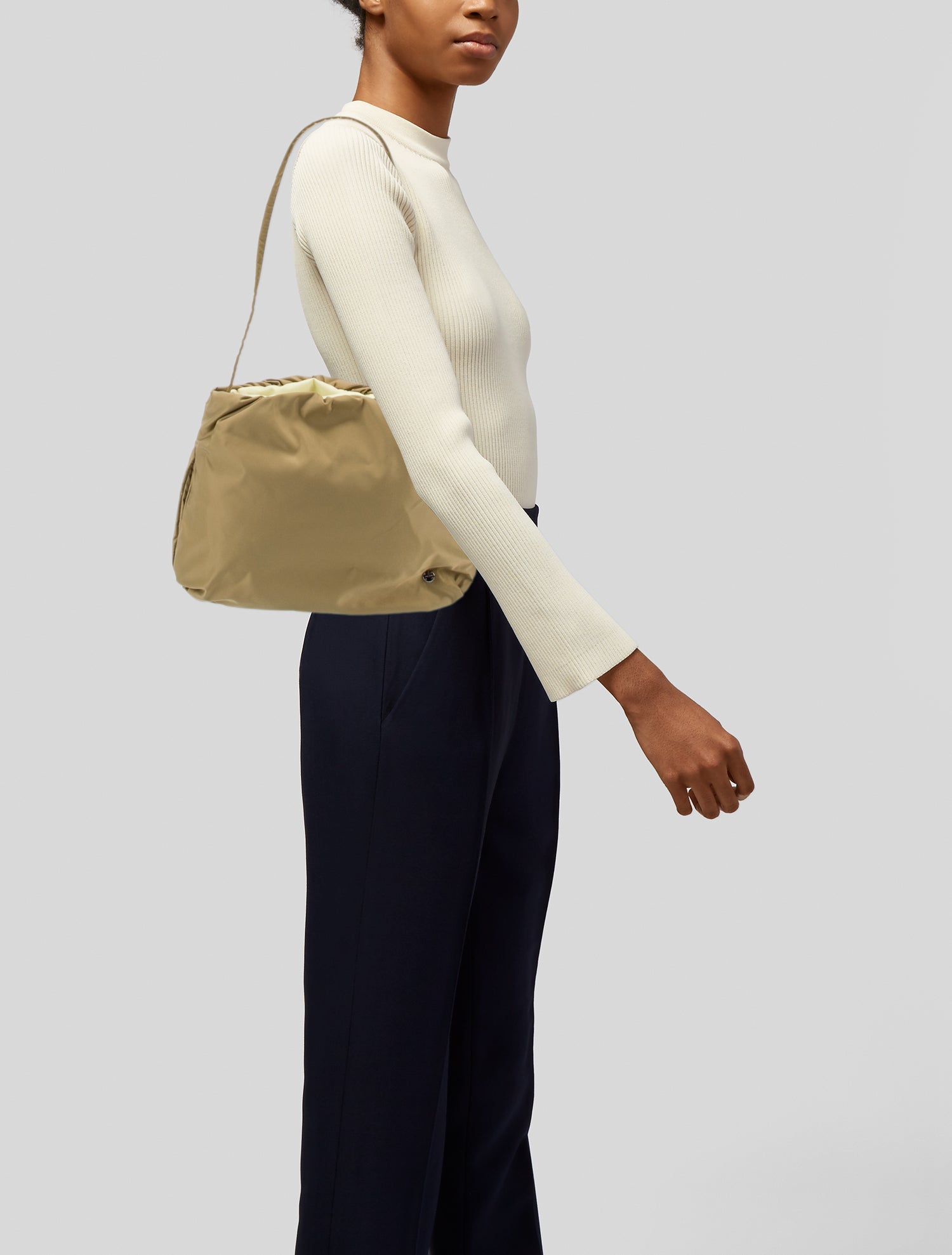 専用です。L'Appartement別注 THE ROW BOURSE BAG Bourse XL leather shoulder bag in brown - The Row | Mytheresa