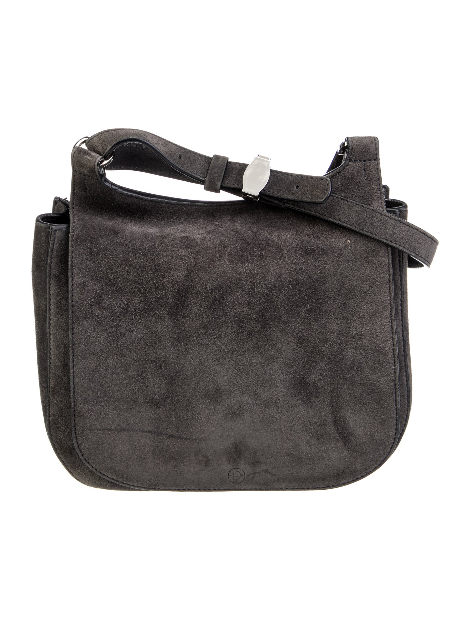 The Row Suede Hunting 9 Crossbody Bag