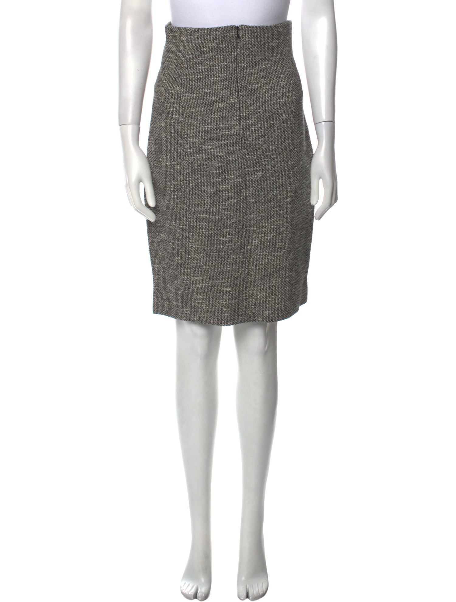 The Row Tweed Pattern Knee-Length Skirt w/ Tags