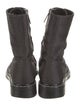 The Row Distressed Accents Combat Boots