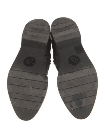 The Row Distressed Accents Combat Boots