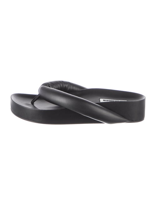 Jil Sander Leather Slides
