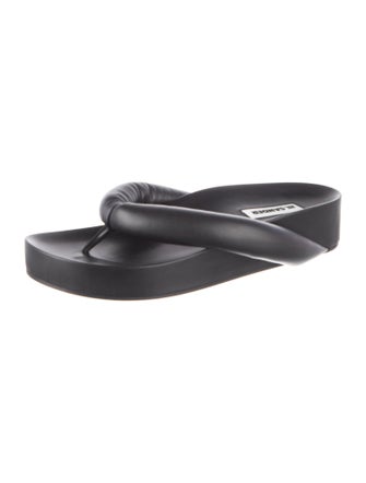 Jil Sander Leather Slides