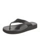 The Row Leather Flip Flops