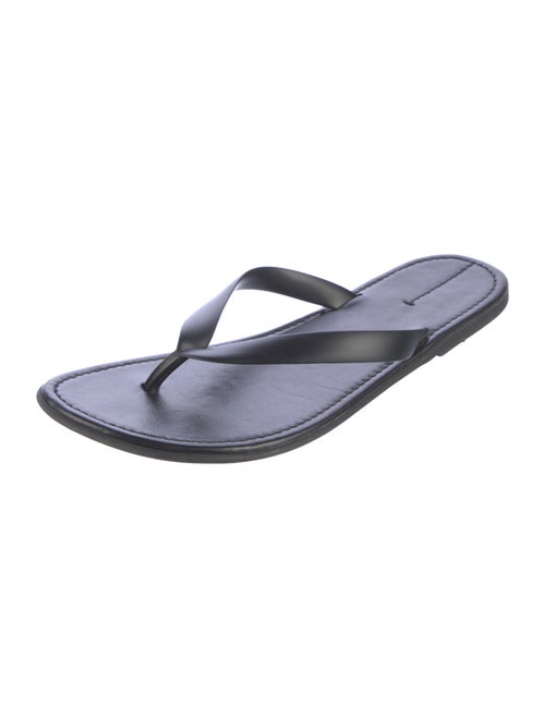 The Row Leather Flip Flops