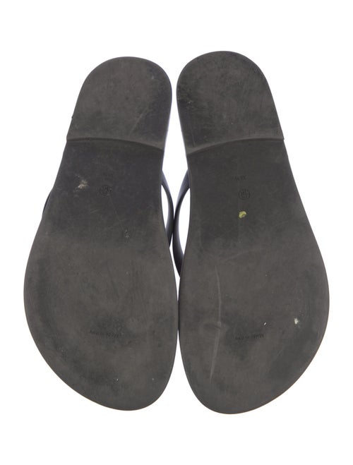 The Row Leather Flip Flops