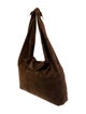 The Row Suede Bindle Hobo