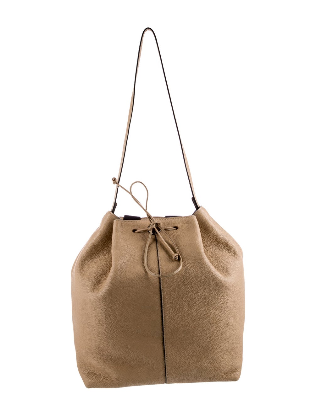 The Row Leather Bucket Bag Neutrals Backpacks, Handbags THR153988