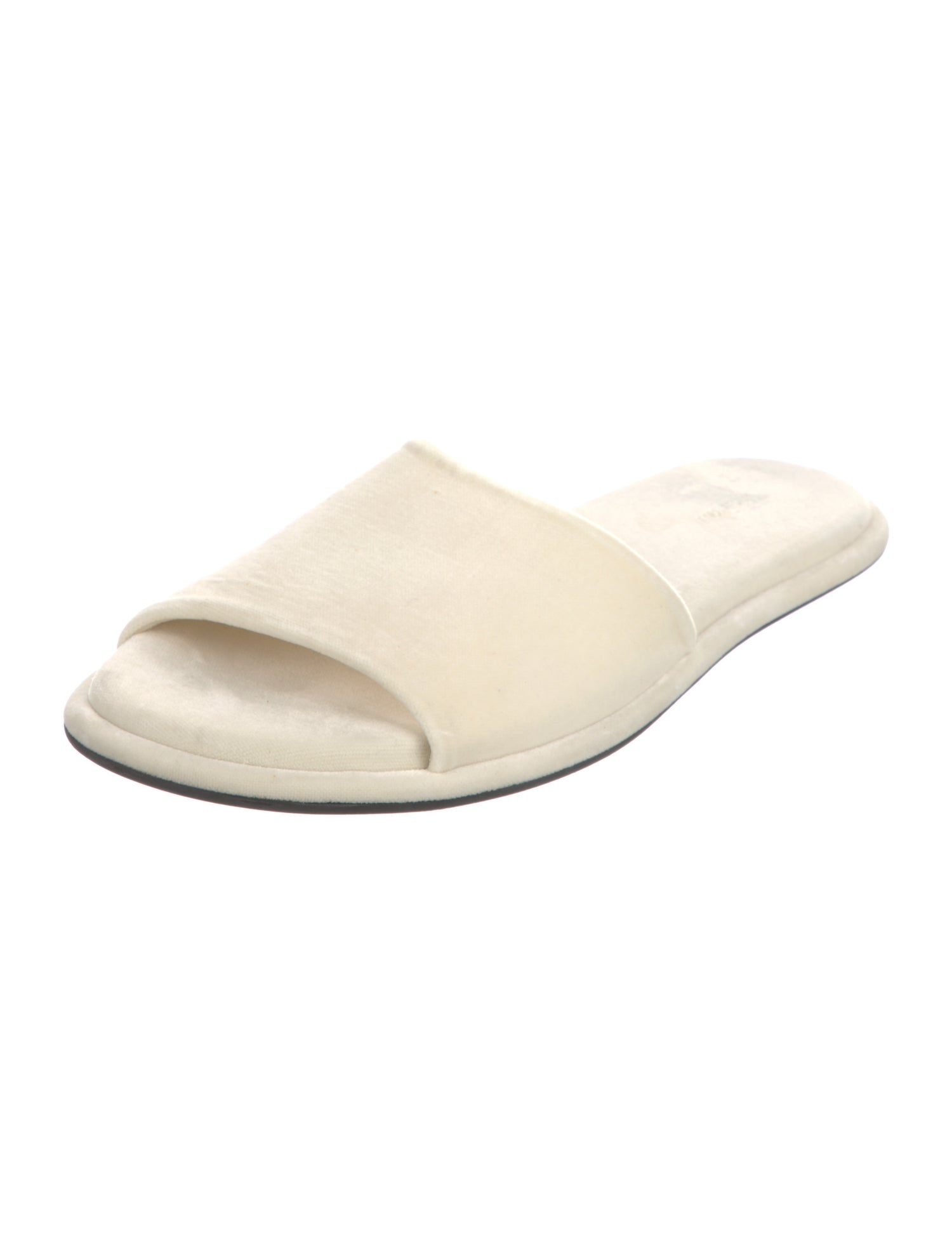 The Row Velvet Slides