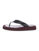 The Row Leather Flip Flops