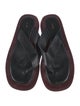 The Row Leather Flip Flops