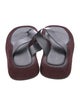 The Row Leather Flip Flops