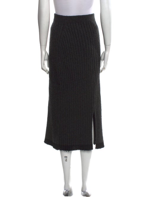 The Row Fringe Trim Accent Midi Length Skirt