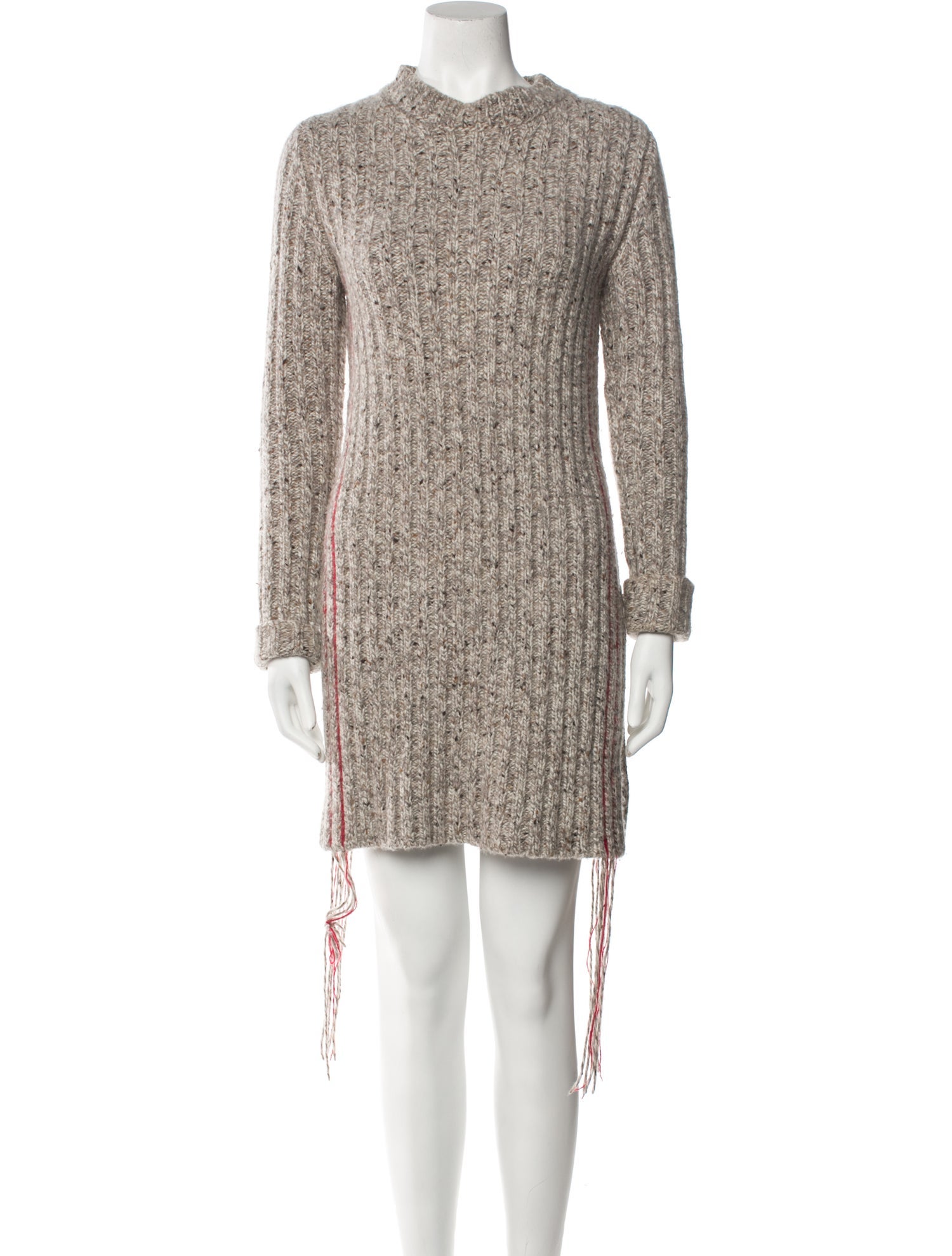 The Row Mock Neck Mini Dress