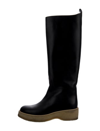 The Row Leather Riding Boots