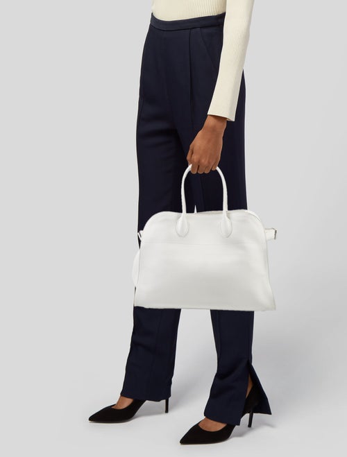 The Row Leather Top Handle Bag