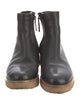 The Row Leather Moto Boots