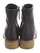 The Row Leather Moto Boots