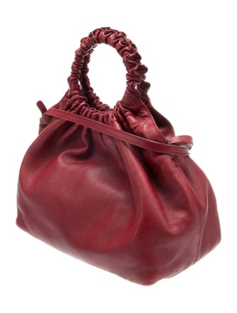 The Row Leather Top Handle Bag Medium