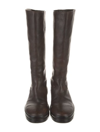 The Row Leather Riding Boots