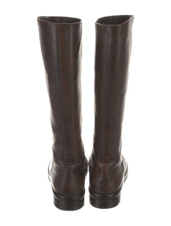 The Row Leather Riding Boots
