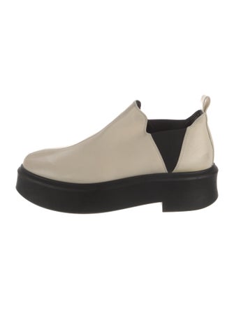 The Row Leather Chelsea Boots