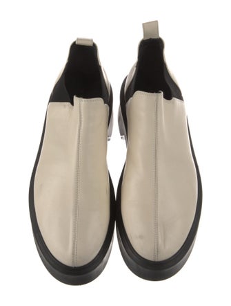 The Row Leather Chelsea Boots