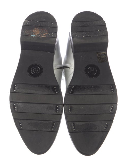 The Row Leather Combat Boots