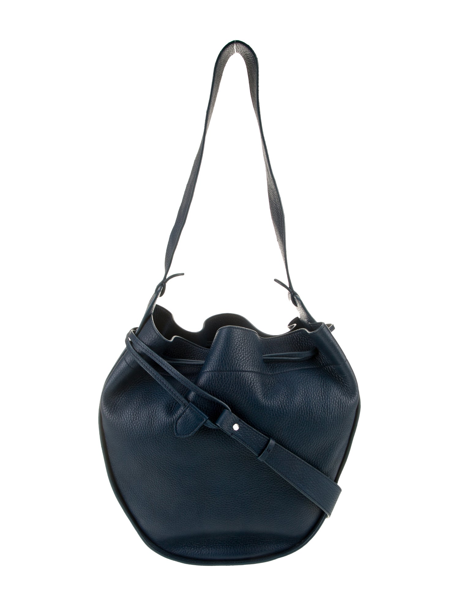 The Row Leather Drawstring