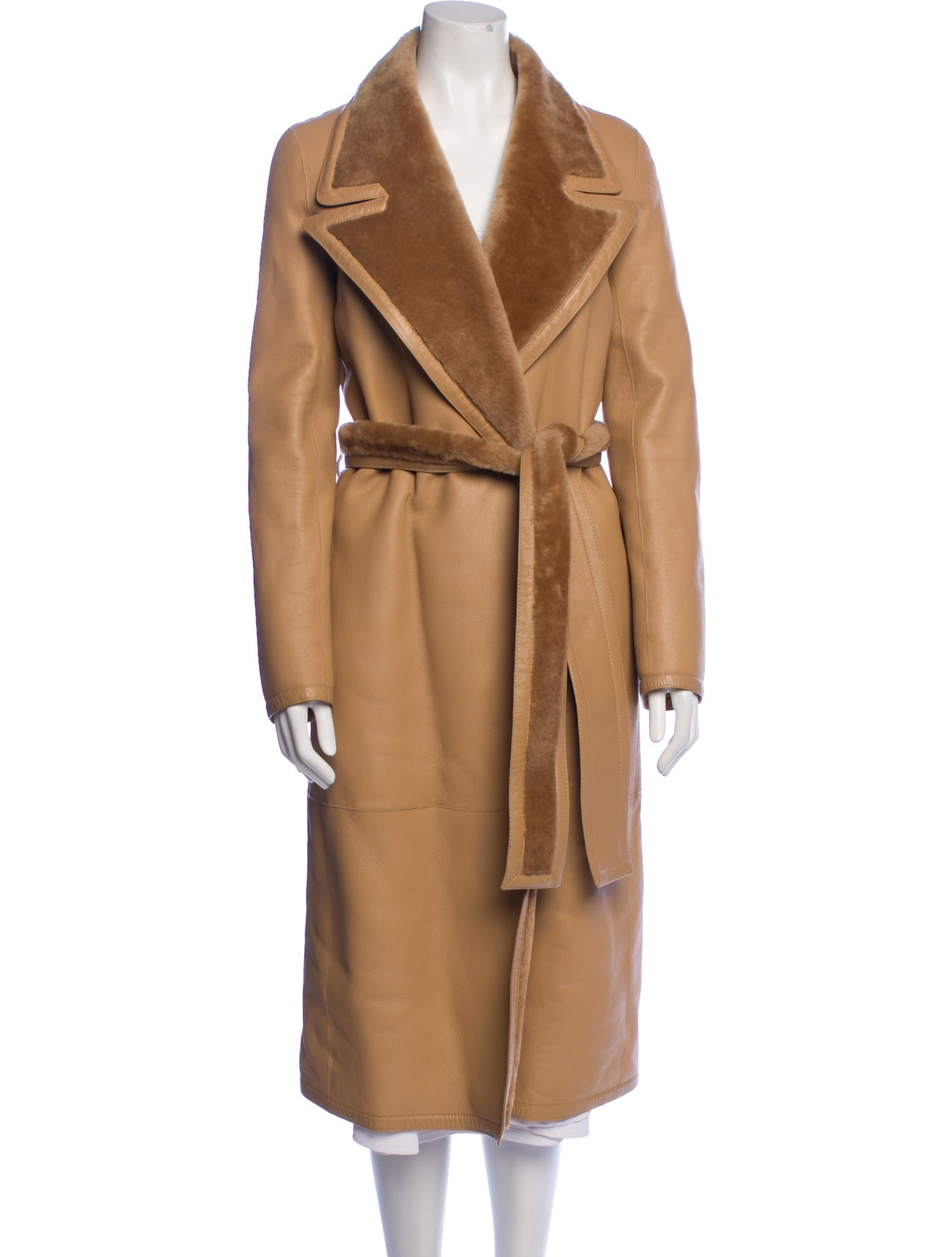The Row 'Cintry' Lambskin Trench Coat