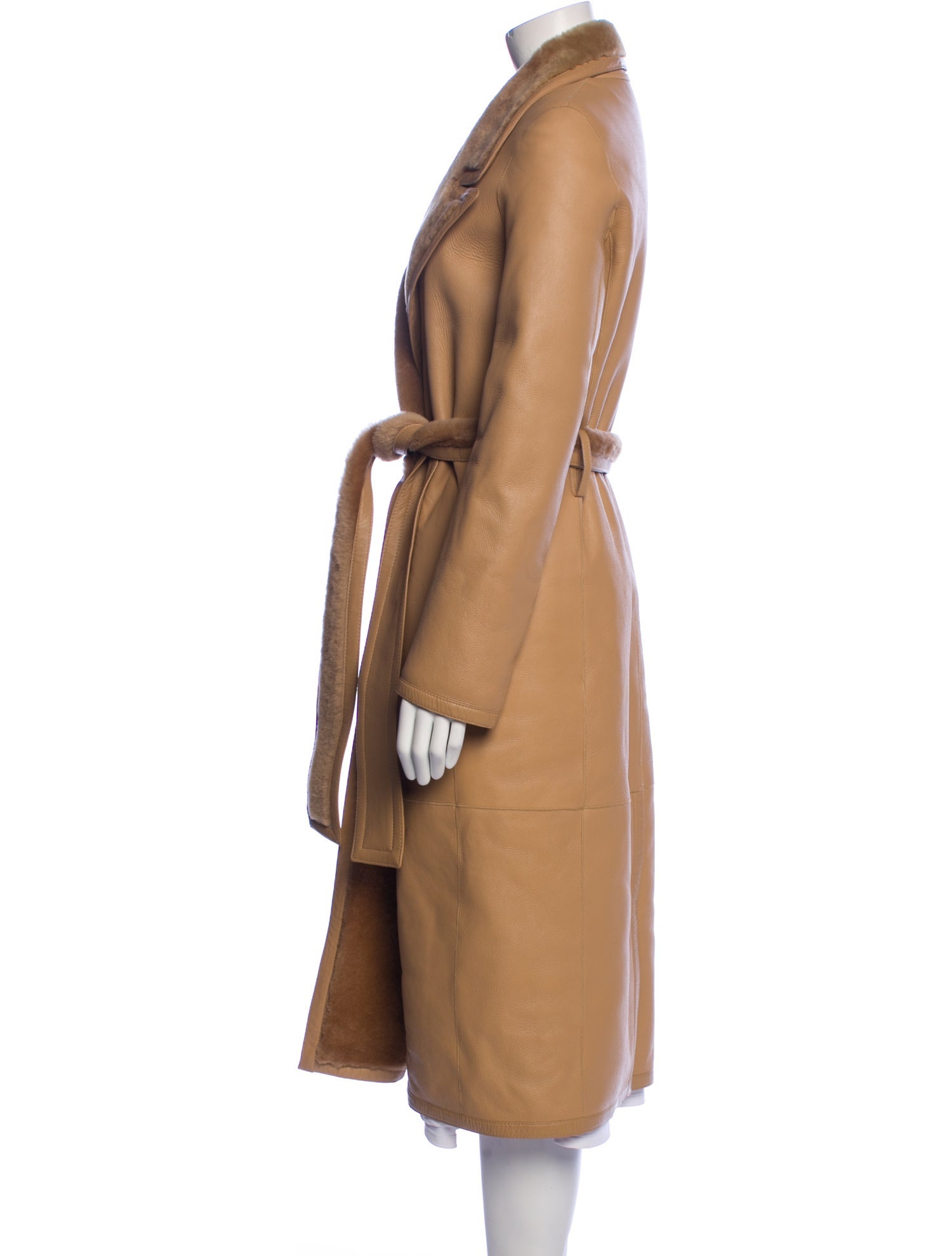The Row 'Cintry' Lambskin Trench Coat