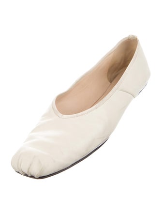 The Row Leather Flats