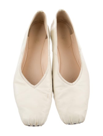 The Row Leather Flats