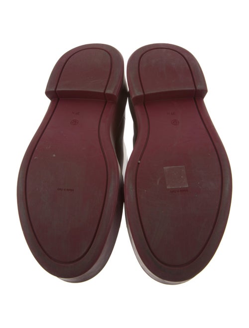 The Row Leather Combat Boots