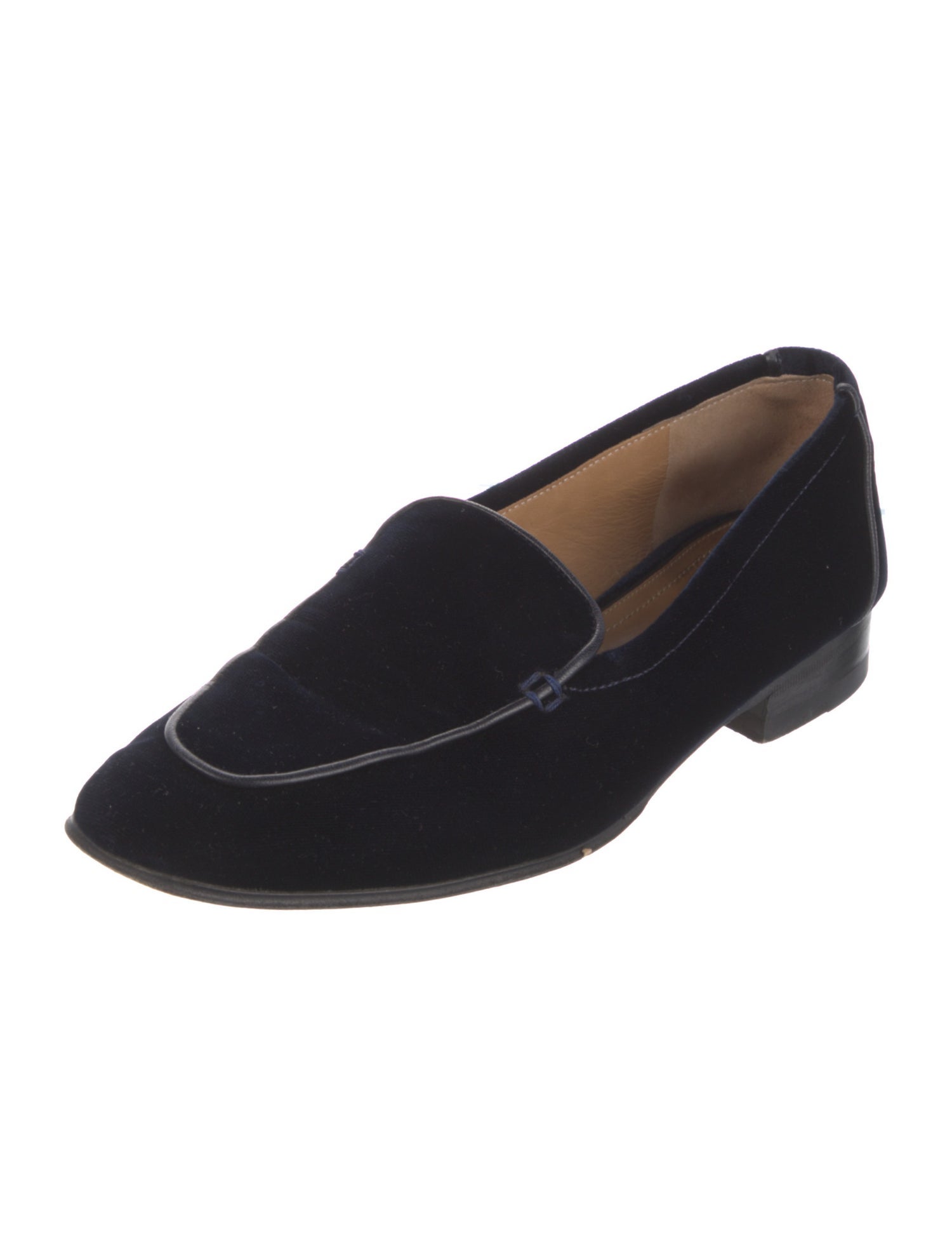 The Row Velvet Loafers