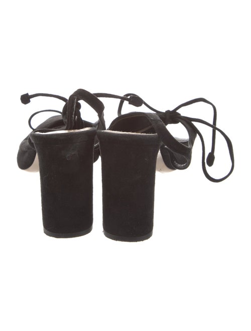 The Row Suede Slingback Pumps