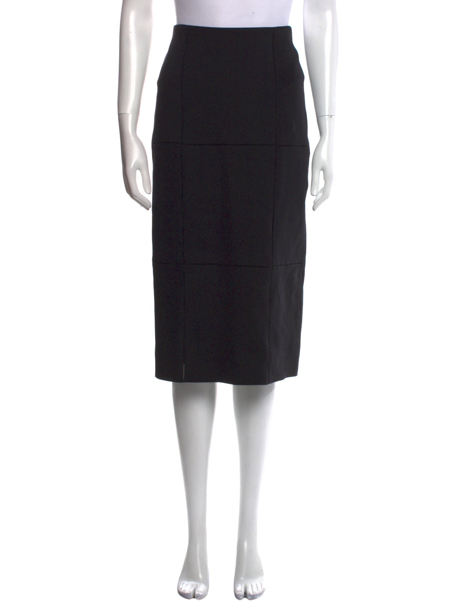 The Row Lasercut Accents Knee-Length Skirt w/ Tags