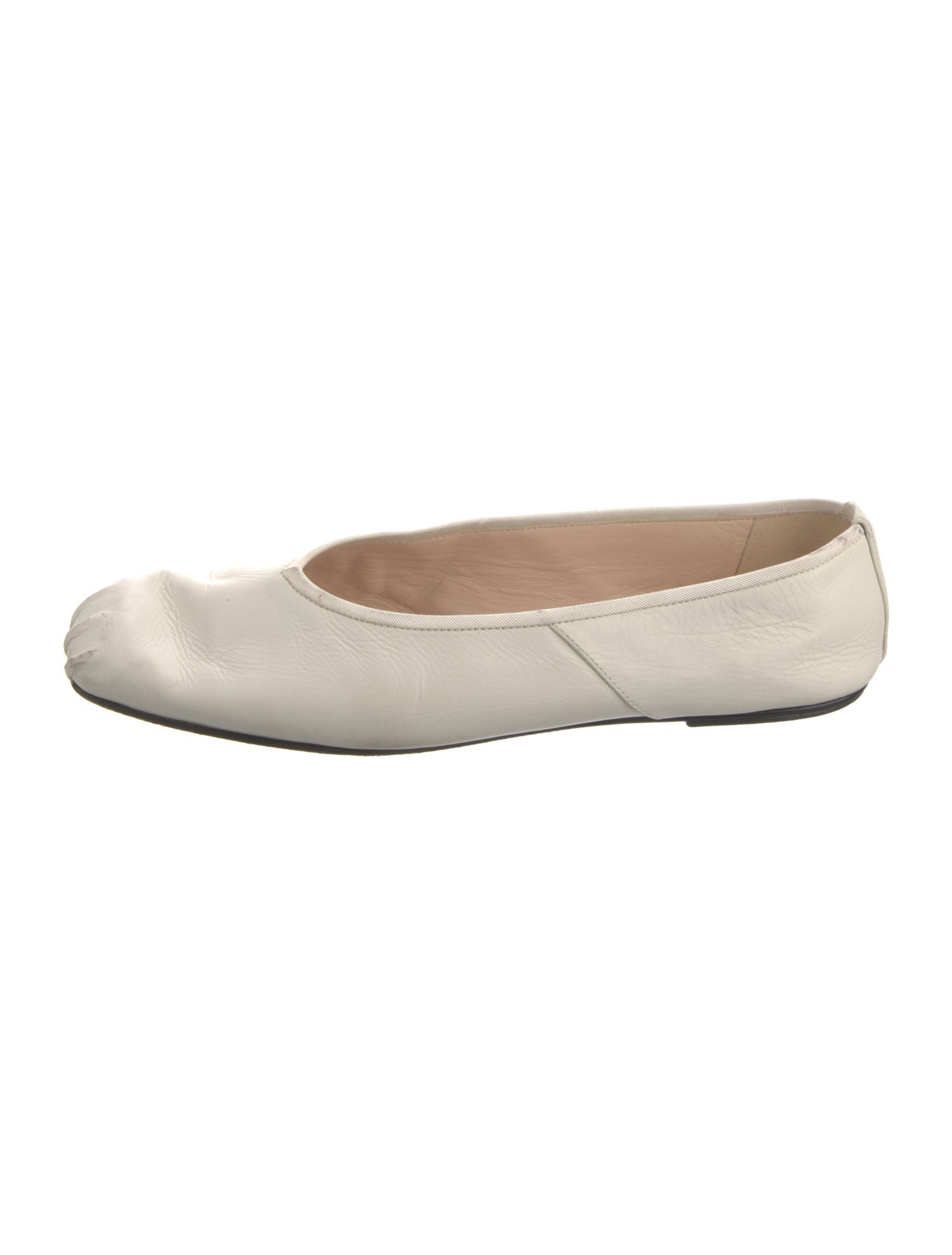 The Row Leather Ballet Flats
