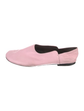 The Row Leather Ballet Flats