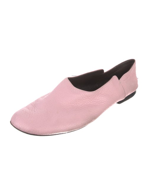 The Row Leather Ballet Flats
