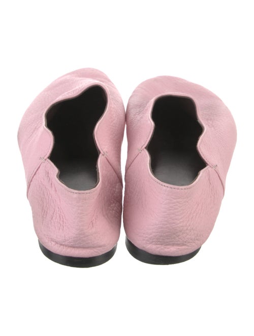 The Row Leather Ballet Flats