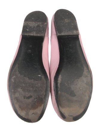 The Row Leather Ballet Flats